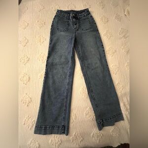 NWOT Astylish Classic Wide Leg Denim Jeans size 4/27
